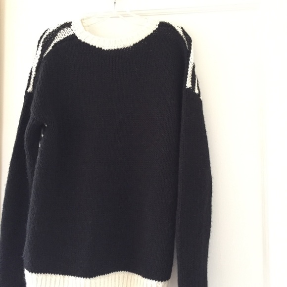 Tibi  Chunky Knit Wavy Stripes Sweater - Picture 6 of 7